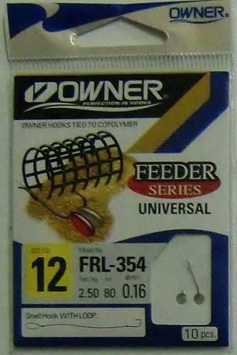 OWNER Haken Feeder Universal, Silber FRL-354 Gr.12-0,16mm