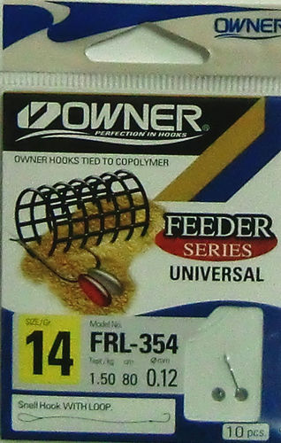 OWNER Haken Feeder Universal, Silber FRL-354 Gr.14-0,12mm