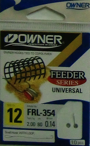OWNER Haken Feeder Universal, Silber FRL-354 Gr.12-0,14mm
