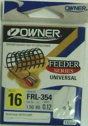 OWNER Haken Feeder Universal, Silber FRL-354 Gr.16-0,12mm
