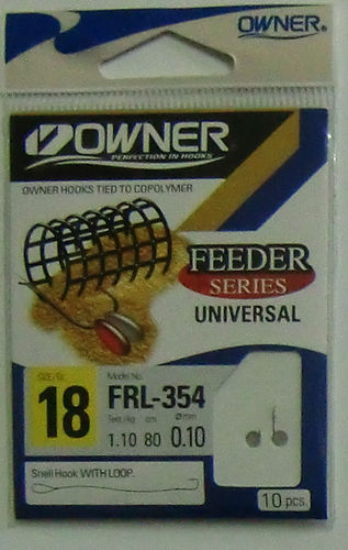 OWNER Haken Feeder Universal, Silber FRL-354 Gr.18-0,12
