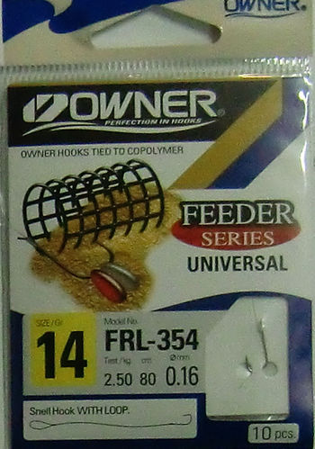 OWNER Haken Feeder Universal, Silber FRL-354 Gr.14-0,16mm