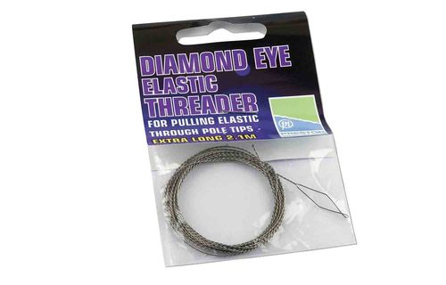 Diamond Eye Threader – Durchfädeldraht  Mit diamantförmigem Öhr das den Gummizug greift