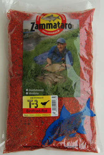 Zammataro T3 Birdfood "ROT" 1kg.