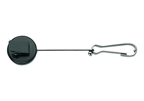Herbertz Ausziehkette Ausziehschnur aus Nylon Länge 35 cm, mit Gürtelclip