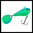 Balzer Shirasu Spin Buddy Evel Eye Light Blue Melon in 6 und 12 Gramm
