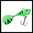 Balzer Shirasu Spin Buddy Green Fire Tiger Evel Eye mit Bleikörper in 8 / 12,5 / 17 und 21 Gramm