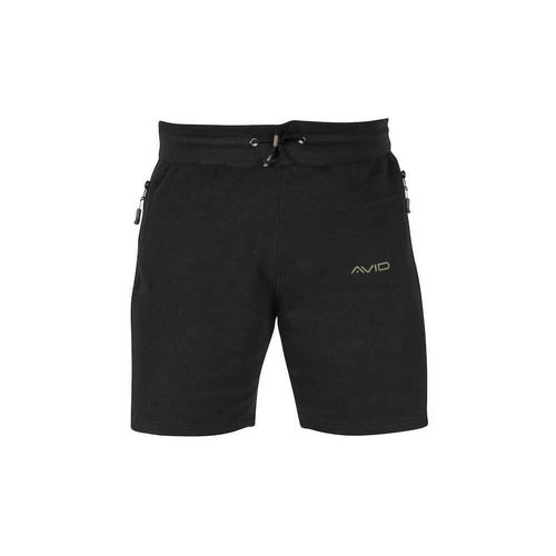 Avid Carp Distortion Black Jogger Shorts- XL/ 2XL/ 3XL